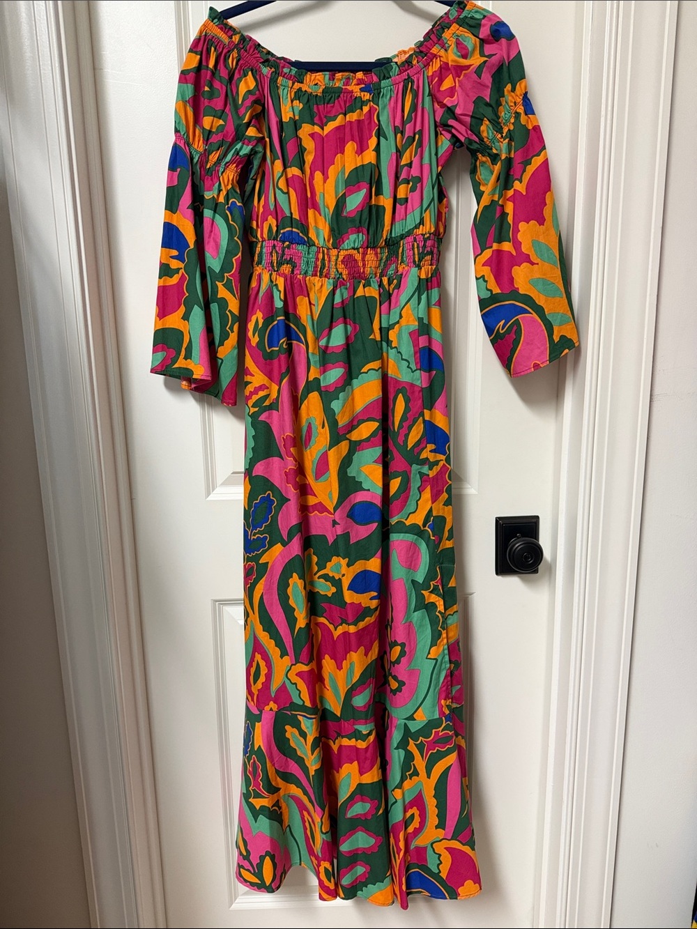 Sugarlips Multicolor Floral Maxi Dress - Pink, Green, Yellow, Blue